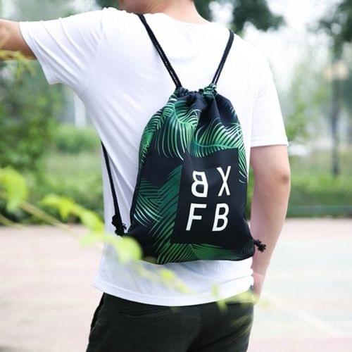 Printing Plant Drawstring Double Shoulders Sports Backpack Bag (Pattern 2)