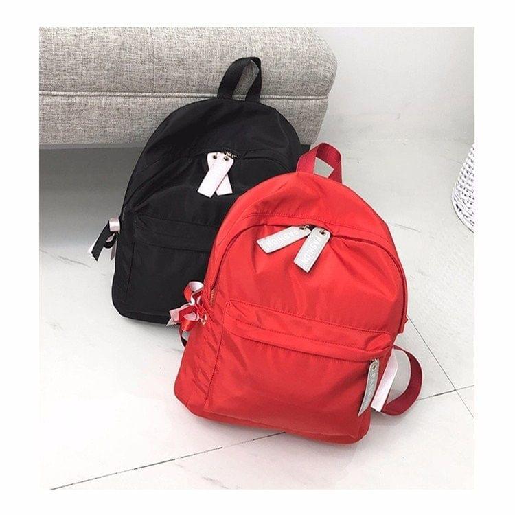 Casual Nylon School Backpack Handbag Double Shoulder Bag