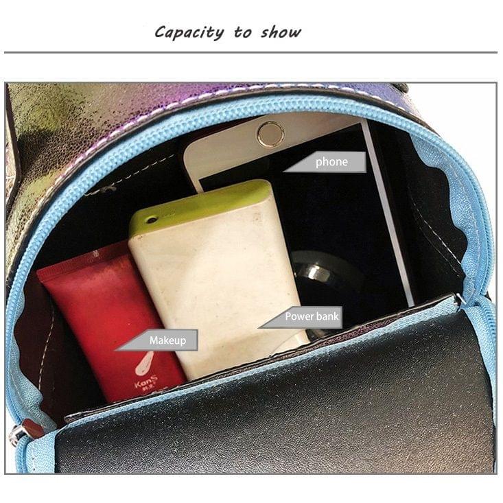 PU Bag Mini Bag Women Shoulder Bag Fashion Backpack Alphabet Bag