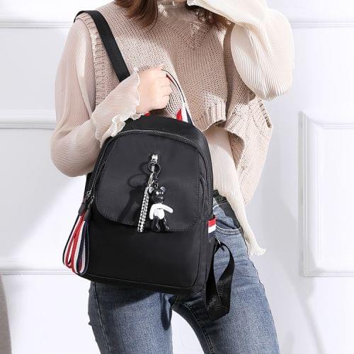 Fashion Oxford Girls Double Shoulders Bag Waterproof Bag Anti-theft Backpack
