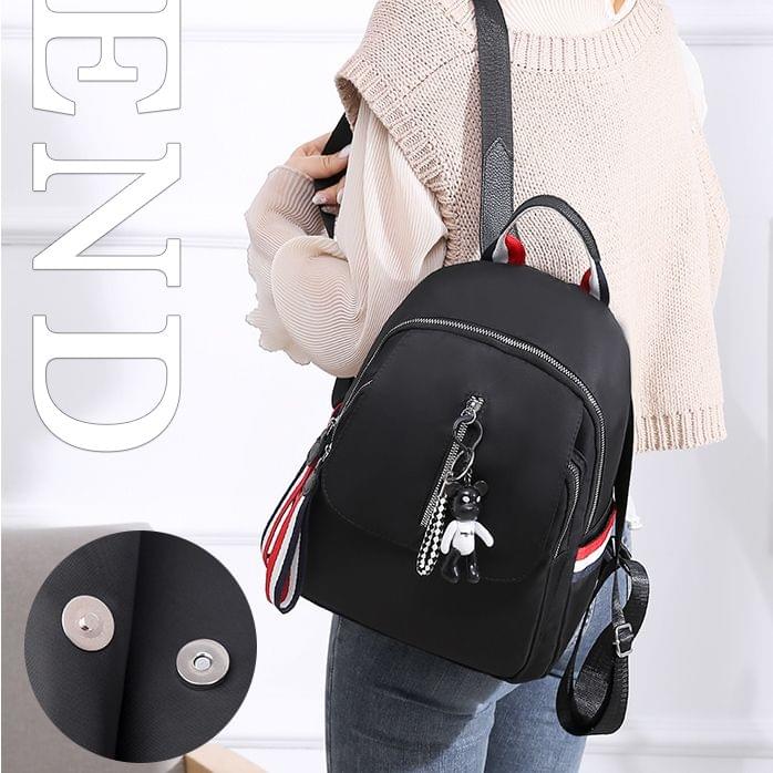 Fashion Oxford Girls Double Shoulders Bag Waterproof Bag Anti-theft Backpack