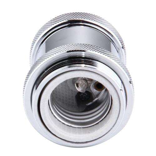 E27 Retro Vintage Screw Bulb Base Lamp Bulb Holder, Not Included Light Bulb, AC 85-265V(Silver)