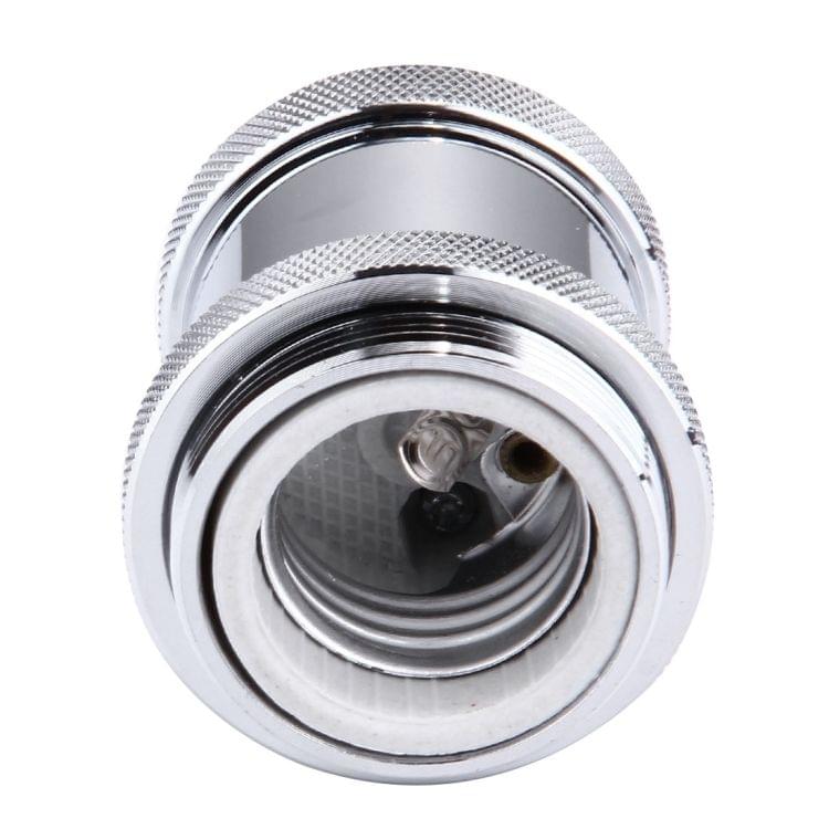 E27 Retro Vintage Screw Bulb Base Lamp Bulb Holder, Not Included Light Bulb, AC 85-265V(Silver)