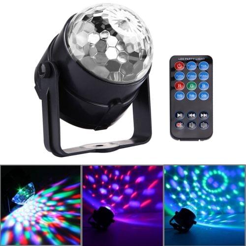 1W x 3 Mini Rotating Magic Ball LED Stage Light