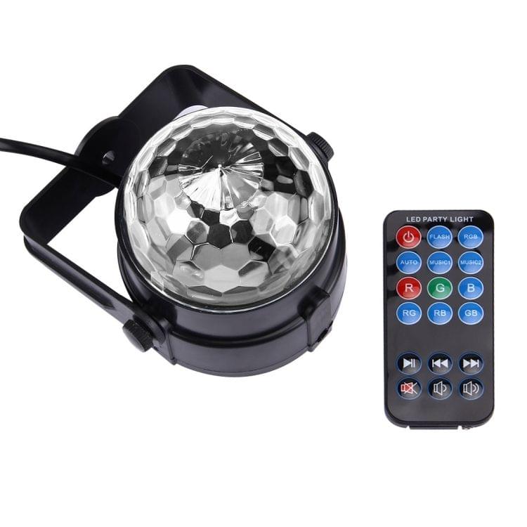 1W x 3 Mini Rotating Magic Ball LED Stage Light