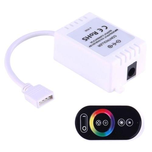 SX-200 Mini LED Controller with 6 Keys Touch Remote Control, DC 12V