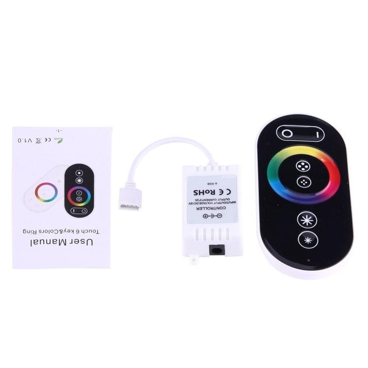 SX-200 Mini LED Controller with 6 Keys Touch Remote Control, DC 12V