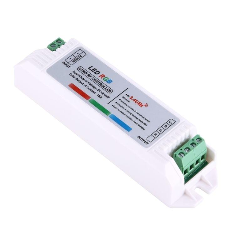 2.4GHz RF Wireless Touch Screen RGB LED Dimming Controller, DC 12-24V(White)