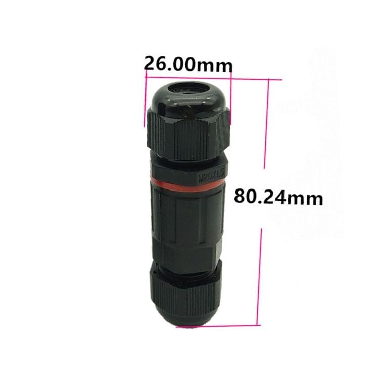 XYS20 IP68 Waterproof 3 Pin Straight Cable Connector