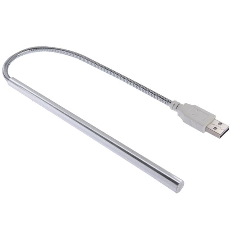 Portable Ultra Bright USB LED Light, 10-LED (Silver)