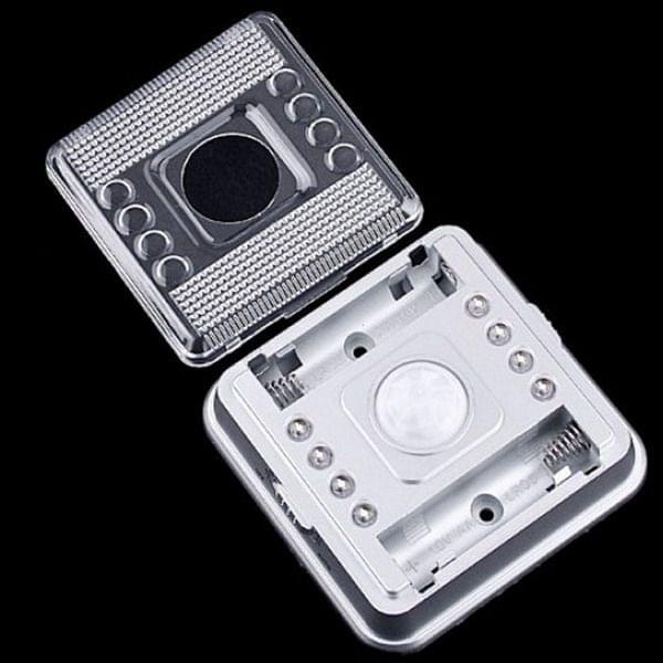 L0803SER 8 LED Light PIR Auto Sensor Motion Detector(White)