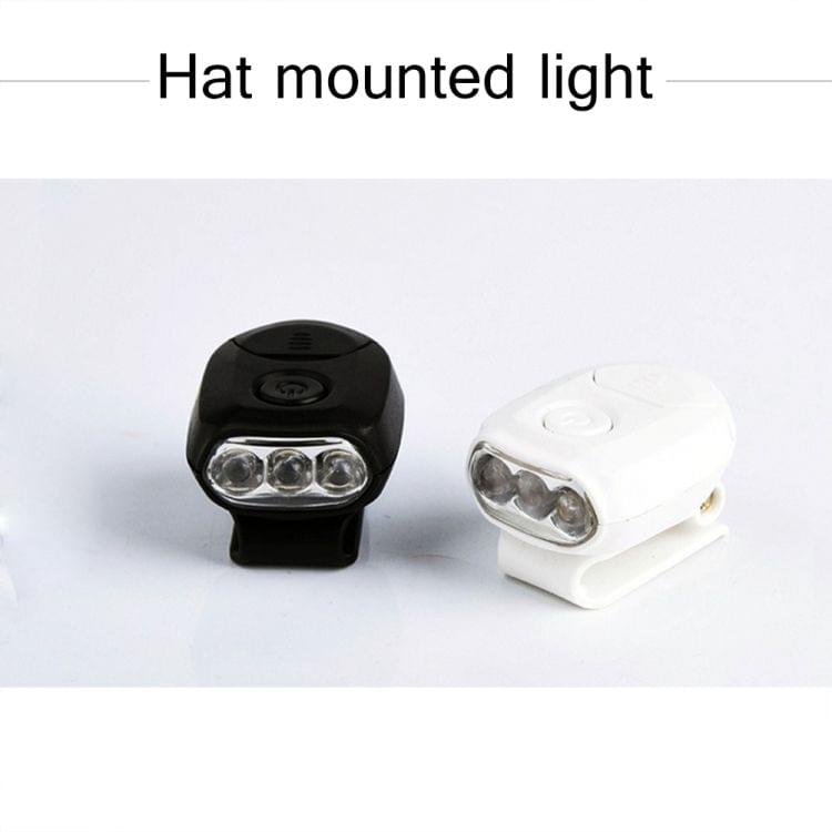 Portable 90 Degrees Adjustment Mini LED Hat Clip Light Headlight Headlamp for Camping, Fishing, Hiking(Yellow)