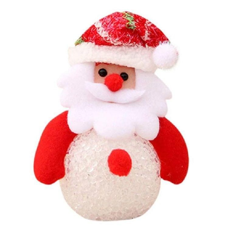 3 PCS Santa Claus Glowing Night Light Festival Gift, Random Style Delivery