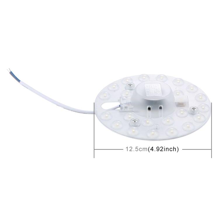 12W 24 LEDs SMD 2835 6000-6500K LED Module Lamp Bulb Panel Ceiling Light Modified Light Source, AC 180-260V(White Light)