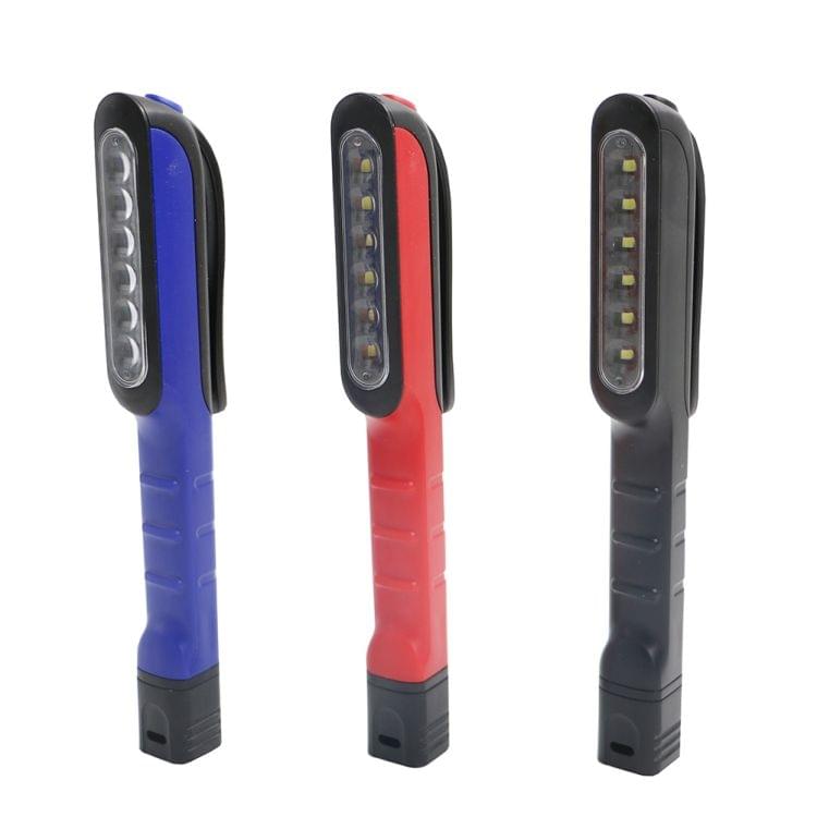 3W Multifunction LED Torch Light Pen Clip Flashlight Work Handy Flashlight(Black)