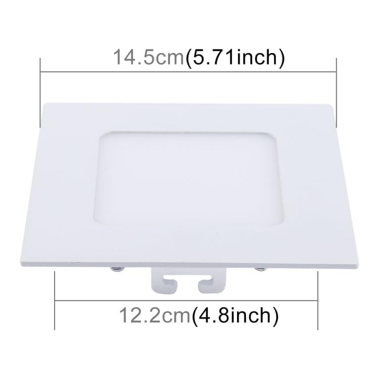 9W 15cm Square Panel Light Lamp with LED Driver