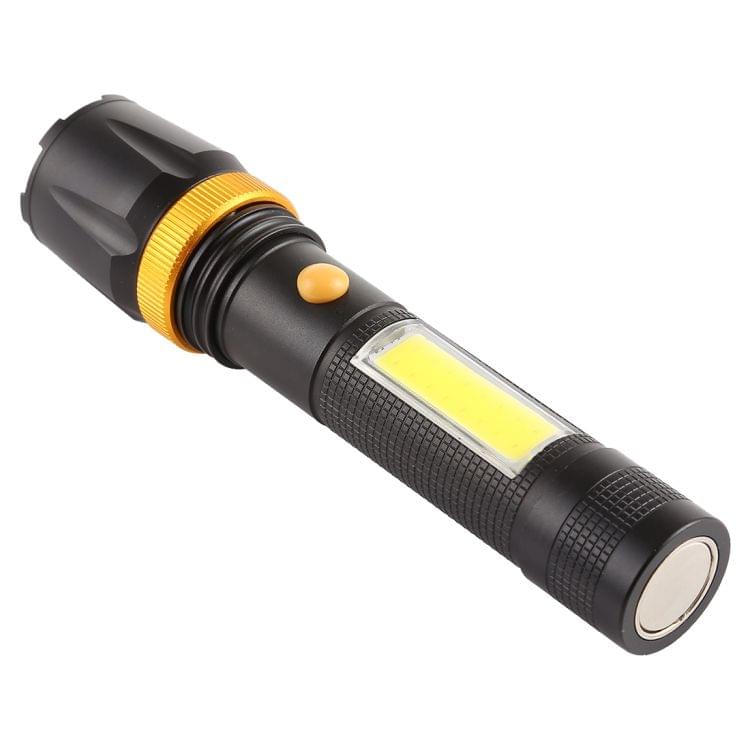 3W 150 Lumens IPX4 Waterproof Rechargeable LED Flashlight with High / Average / Strobe Modes