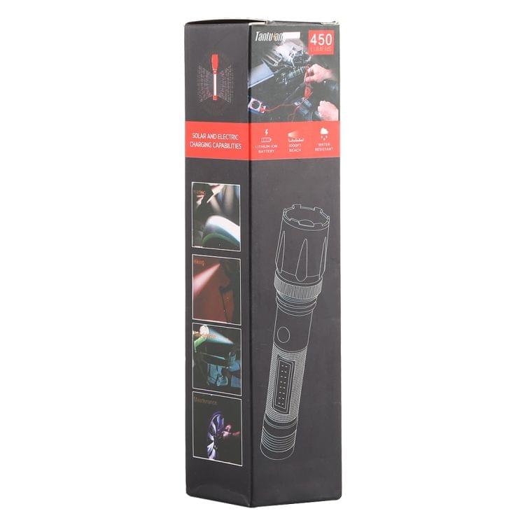 3W 150 Lumens IPX4 Waterproof Rechargeable LED Flashlight with High / Average / Strobe Modes