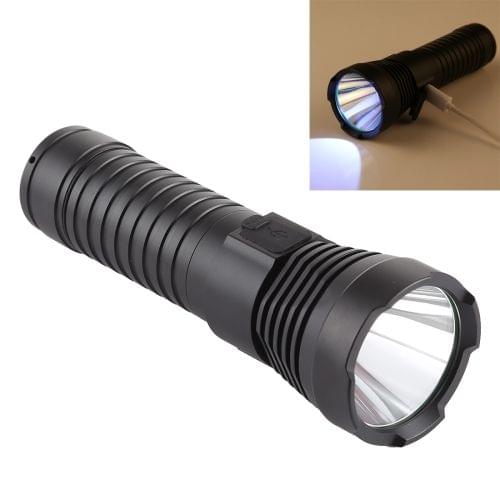 G7 10W USB Charging CREE T6 IPX6 Waterproof Strong LED Flashlight with 4-Modes & Rope
