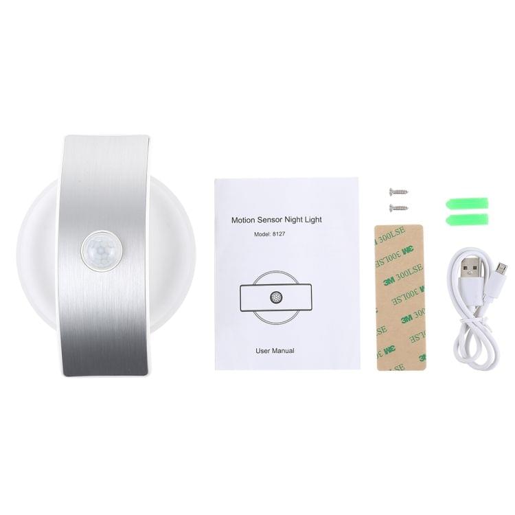 Round Creative Human Body Motion Sensor LED Night Light