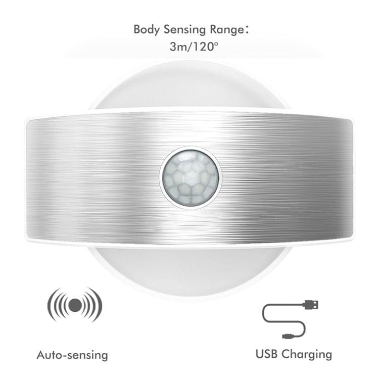 Round Creative Human Body Motion Sensor LED Night Light