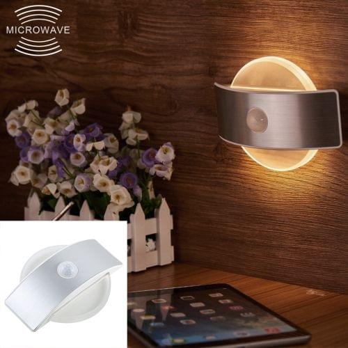 Round Creative Human Body Motion Sensor LED Night Light