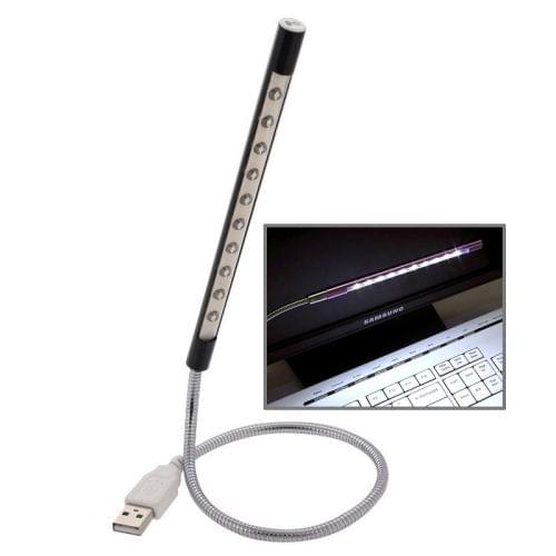 Portable Ultra Bright , 10-LED USB LED Light(Black)