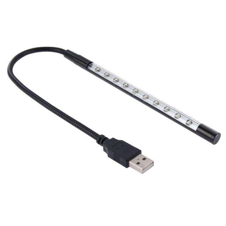Portable Ultra Bright , 10-LED USB LED Light(Black)