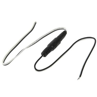 5.5 x 2.1mm DC Power Extension Cable for LED Light Controller, Length: 40cm