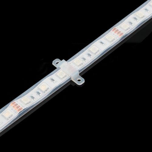 100 PCS 10mm Width Silicone Clip for Fixing SMD 5050 / SMD 3528 LED Strip