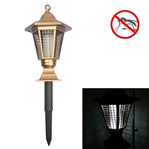 Gold Hexagonal LED Solar Mosquito Killer Light