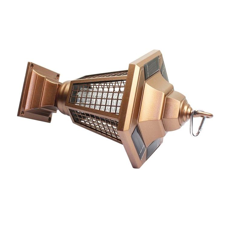 Gold Hexagonal LED Solar Mosquito Killer Light