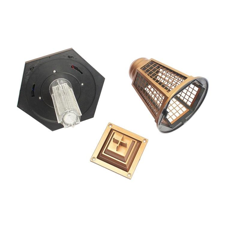 Gold Hexagonal LED Solar Mosquito Killer Light