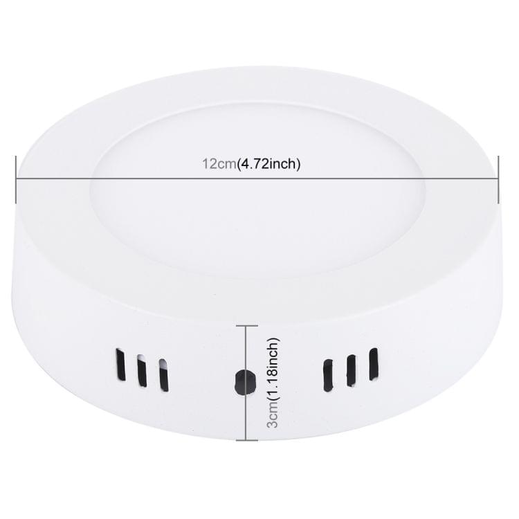 6W Round LED Surface Panel Light Lamp with LED Driver