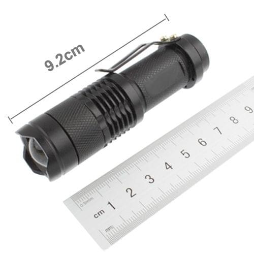 SK68 180lm Zoom Lens LED Flashlight