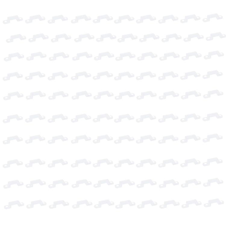 100 PCS 14mm Width Silicone Clip for Fixing PCB Board LED Strip
