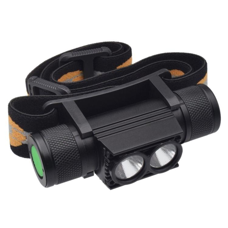 D25 10W 2 x XML-2 IPX6 Waterproof Headband Light
