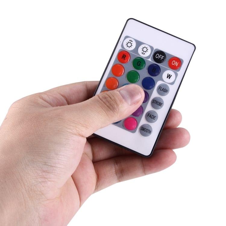 Three Channels IR LED Aluminum Casing Remote Controller with IR Remote Control, DC 12-24V, 3 x 4A (Max)
