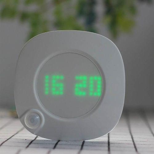 Intelligent Rotation Clock USB Charging LED PIR Sensor Night Light