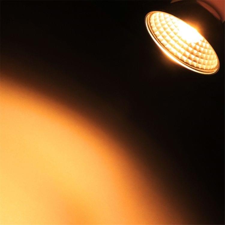 YWXLight GU10 COB Bulb 5WLED Lamp Cup 110V 220V Spotlight (Color:110V Size: + Warm white)