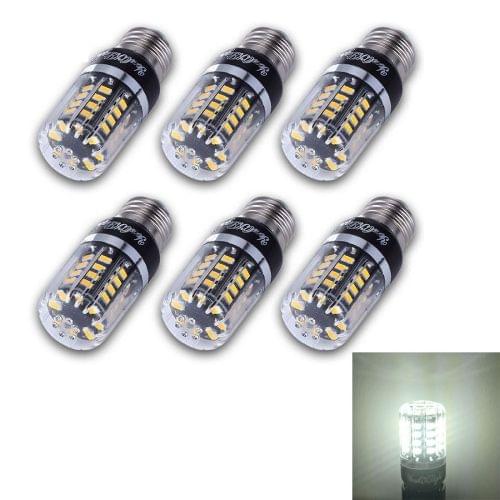 6 PCS YouOKLight E27 3W 300LM 40 LED SMD 5736 Corn Light Bulb, AC 85-265V(White Light)