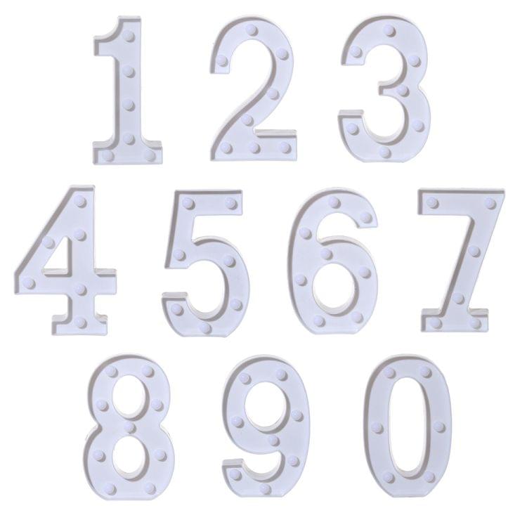 Digit 3 Shape Decoration Light