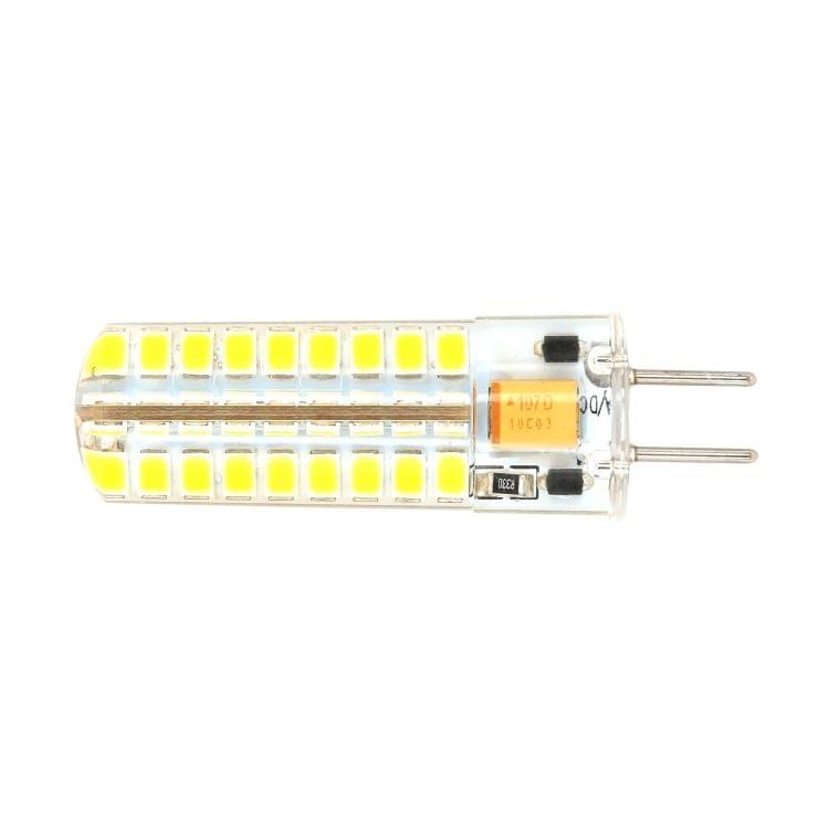 GY6.35 5W SMD2835 72LEDs Dimmable Silicone Corn Bulb for Chandelier Crystal Lamp Lighting Accessories,AC 12V(Warm White)