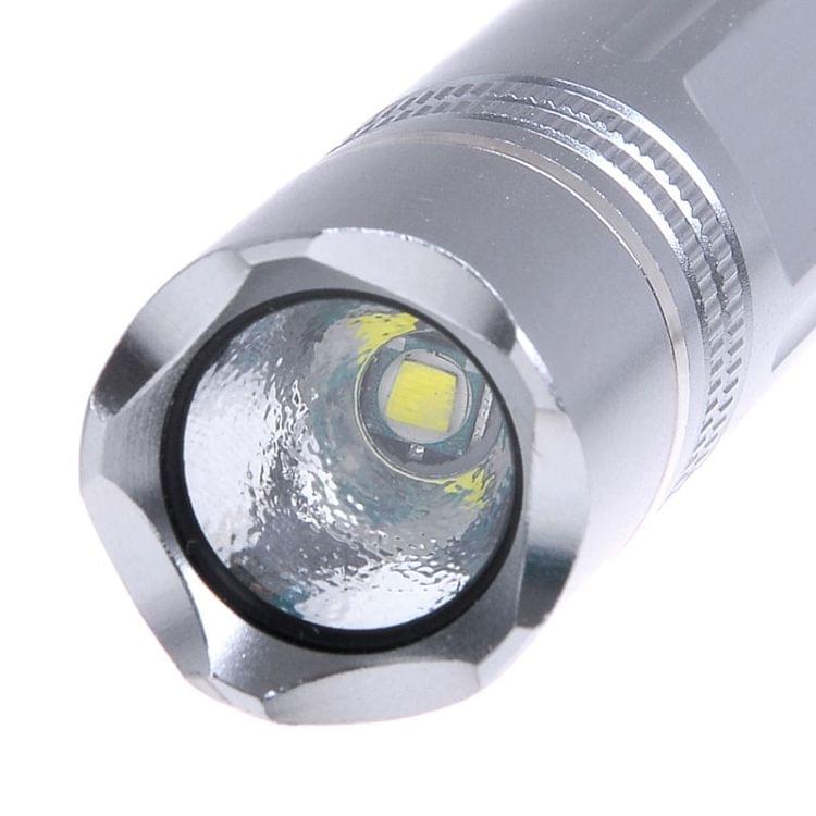 CREE XM-L U2 860LM 2-Mode Portable Outdoor LED Flashlight (KX-8011)(Silver)