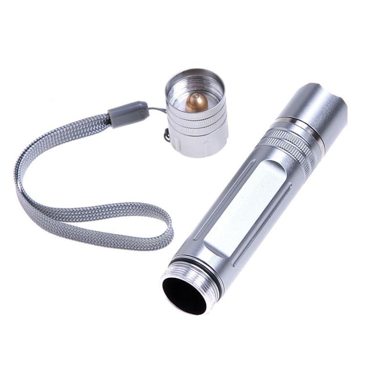 CREE XM-L U2 860LM 2-Mode Portable Outdoor LED Flashlight (KX-8011)(Silver)