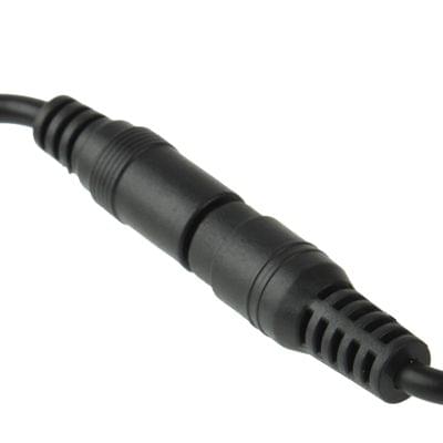5.5 x 2.1mm DC Power Female Barrel to Male Barrel Connector Adaptor for LED Light Controller, Length: 20cm (Black)
