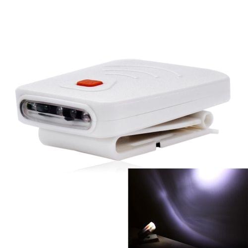 YouOKLight 3 LED Sensing Clip-On Cap Hat Light Rechargeable Headlight Headlamp Mini Lamp Camping Hiking Fishing（Black)