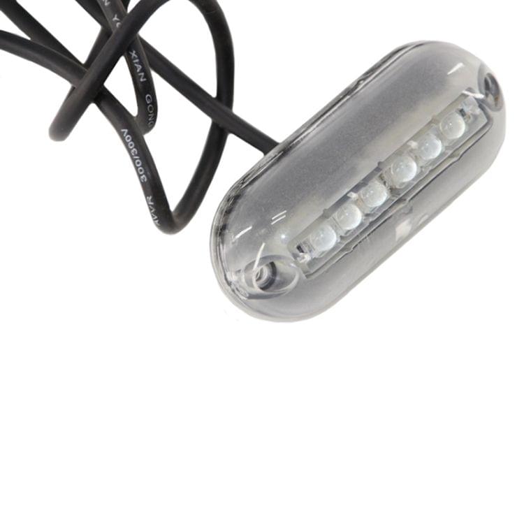 6 LEDs Underwater Fishing Light IP68 Waterproof Boat Night Light Water Landscape Lighting for Marine Boat, Cable Length: 1.2m, DC 12V(Green Light)