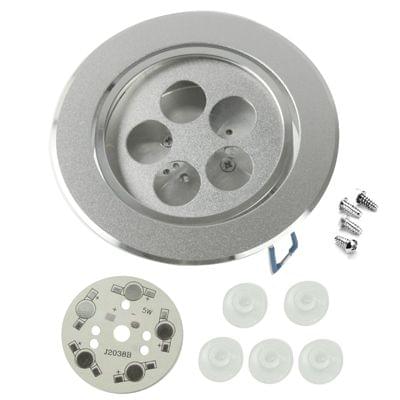 5W LED Days Lanterns Parts (Cover Parts + Aluminum Base Plate + Base + LED Lens + Aluminum Heat Sink + Screws)