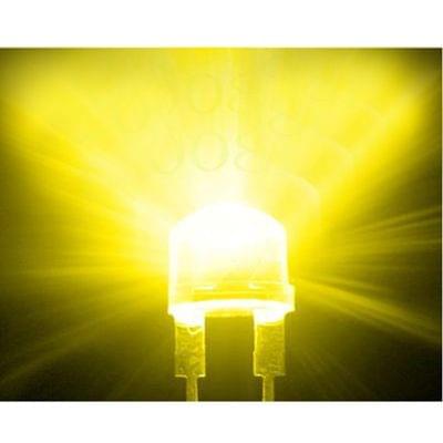 1000pcs 5mm Yellow Light Straw Hat LED Lamp (1000pcs in one packaging, the price is for 1000pcs)(Yellow Light)